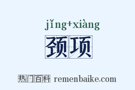 颈项是什么意思的图片